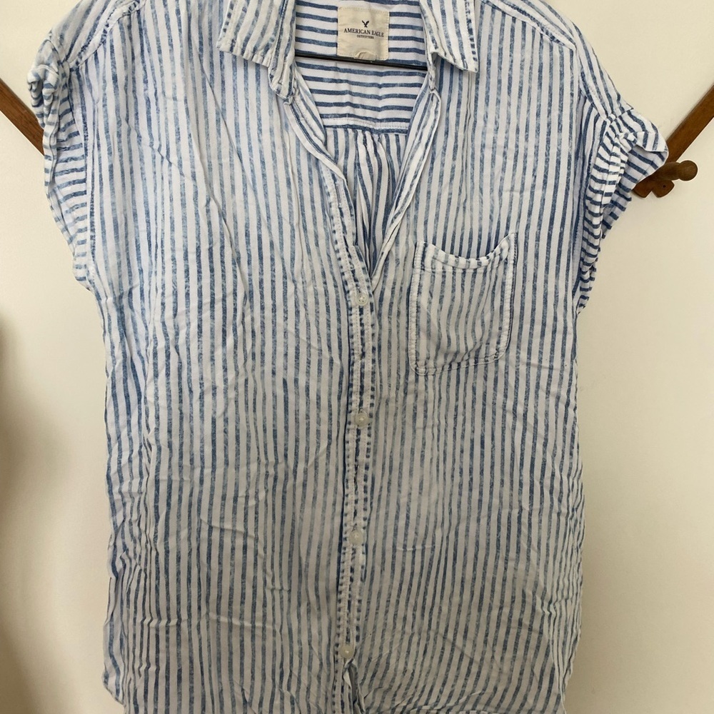 American Eagle | Striped Button Down - image 2
